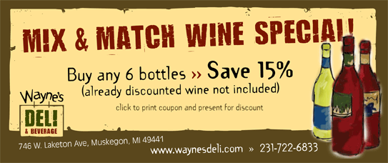 Waynes Wine Coupon